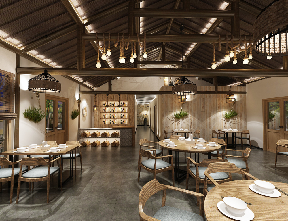 經(jīng)典民宿裝修之休閑餐廳案例(圖9) 經(jīng)典民宿裝修之休閑餐廳案例(圖9)