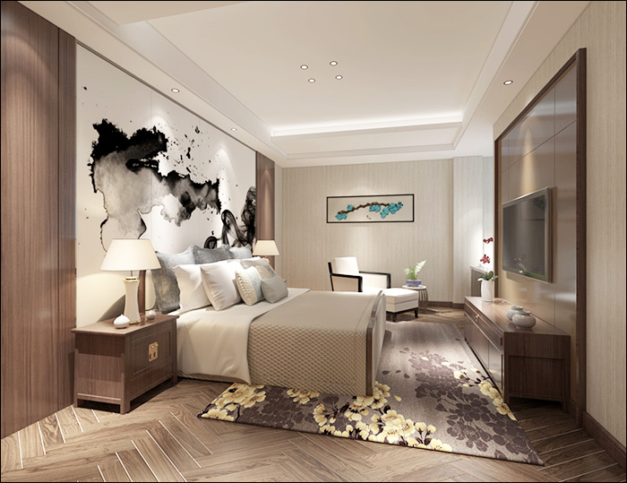 蕪湖華威5400平方新中式辦公樓裝修項目(圖5) 蕪湖華威5400平方新中式辦公樓裝修項目(圖5)