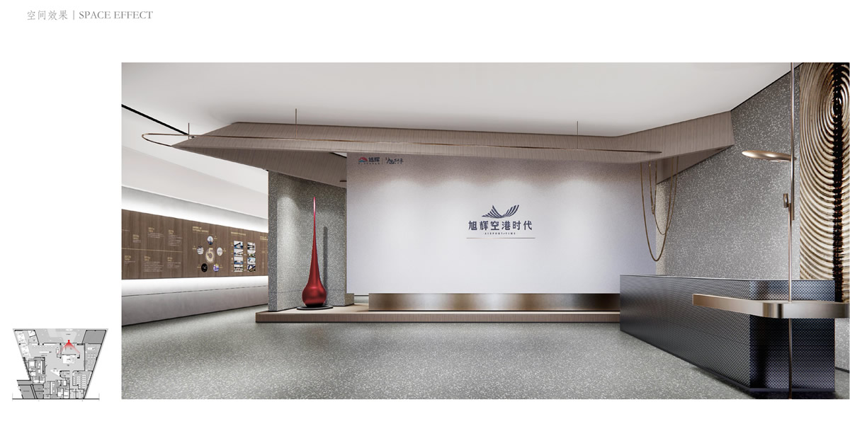 鄭州.旭輝空港時代售樓部現(xiàn)代簡約裝飾裝修工程(圖2) 鄭州.旭輝空港時代售樓部現(xiàn)代簡約裝飾裝修工程(圖2)