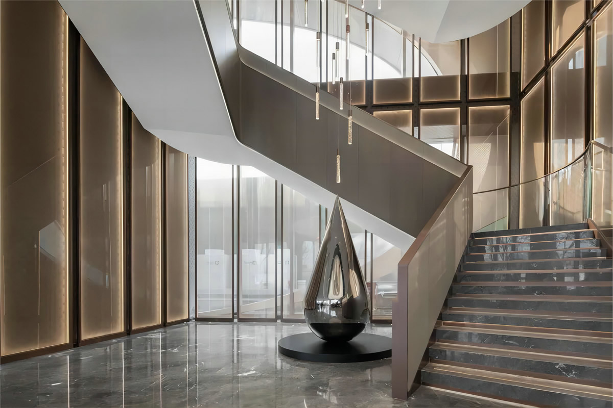 淮北·金街坊售樓部現(xiàn)代簡約裝飾裝修設(shè)計工程(圖6) 淮北·金街坊售樓部現(xiàn)代簡約裝飾裝修設(shè)計工程(圖6)