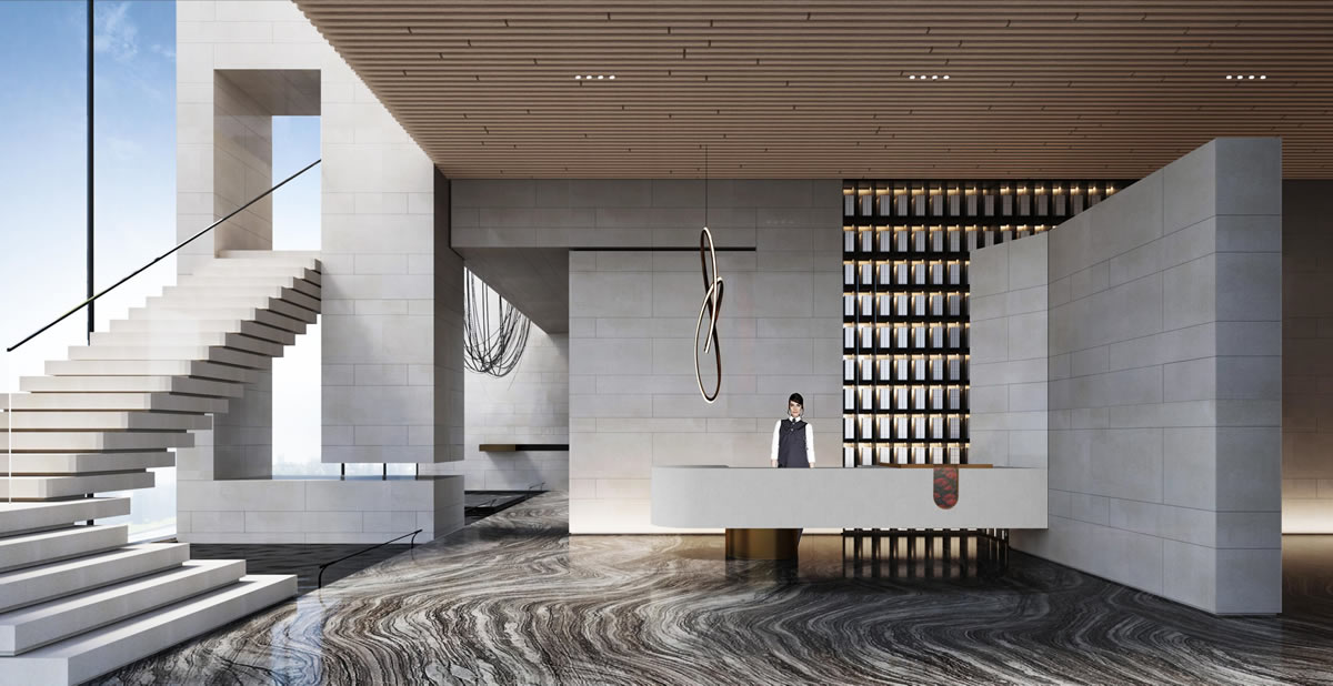 寧國(guó)·中梁翡翠天樾售樓部現(xiàn)代風(fēng)格裝飾裝修工程(圖2) 寧國(guó)·中梁翡翠天樾售樓部現(xiàn)代風(fēng)格裝飾裝修工程(圖2)